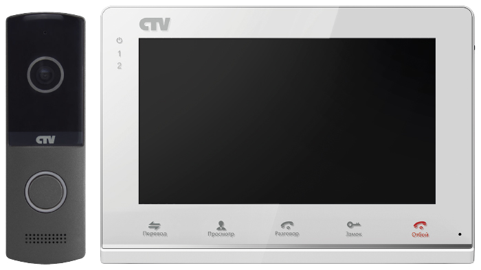 Купить CTV-DP2700IP NG Комплект видеодомофона в официальном магазине CTV.  Бесплатная доставка! - CTV-shop - официальный интернет-магазин CTV