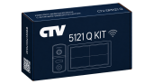 CTV-DP5121 Q Kit Комплект видеодомофона с Ai-записью, видеорегистратором и Wi-Fi